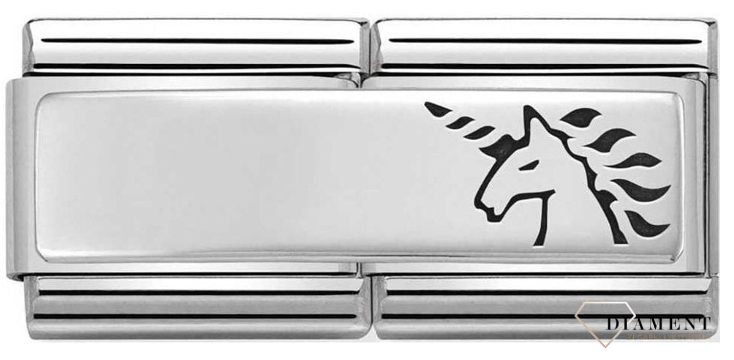 Nomination Double Link 925 zawieszka srebro 'Blaszka jednorożec' 330710 18 biżuteria nomination nomination zawieszki nomination baza.jpg